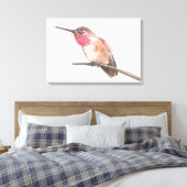 Wasserfarbe Hummingvogel Leinwanddruck (Insitu (Schlafzimmer))