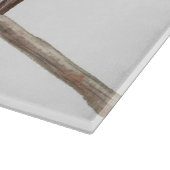 Wasserfarbe Hummingvogel Schneidebrett (Ecke)