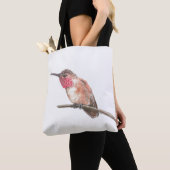 Wasserfarbe Hummingvogel Tasche (Von Nahem)