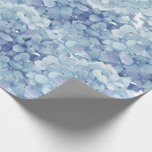 Wasserfarbe Hydrangea-Blume Geschenkpapier (Ecke)