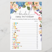 Wasserfarbe Hydrangea Brautparty (Vorderseite)