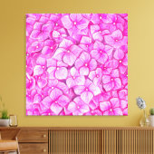 Wasserfarbe Hydrangea Leinwanddruck (Insitu (Wohnzimmer))
