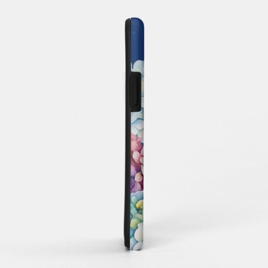 Wasserfarbe Hydrangea Personalisiert Blue Case-Mate iPhone Hülle (Hinten/Rechts)