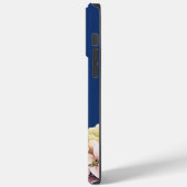 Wasserfarbe Hydrangea Personalisiert Blue Case-Mate iPhone Hülle (Rückseite / Links)