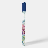 Wasserfarbe Hydrangea Personalisiert Blue iPhone Hülle (Rechte Seite)