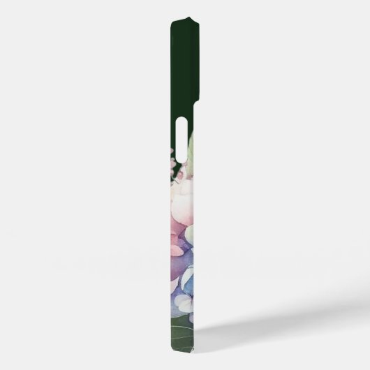 Wasserfarbe Hydrangea Personalisiert grün Case-Mate iPhone Hülle (Rückseite / Rechts)