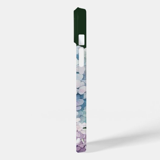 Wasserfarbe Hydrangea Personalisiert grün Case-Mate iPhone Hülle (Rückseite / Links)