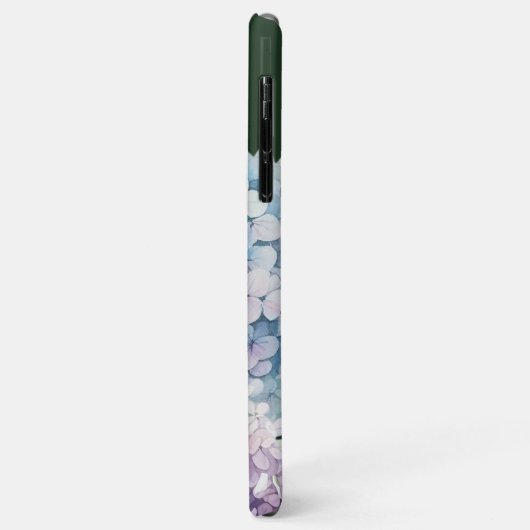 Wasserfarbe Hydrangea Personalisiert grün Case-Mate iPhone Hülle (Hinten/Links)