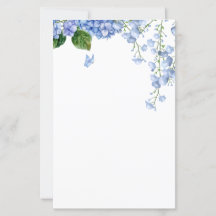 Wasserfarbe Hydrangea Stationery
