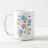 Wasserfarbe Hydrangea Tasse - auf die Mama bin ich (Links)