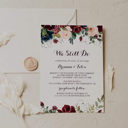 Wasserfarbe Illustriert, die wir noch immer überpr Einladung