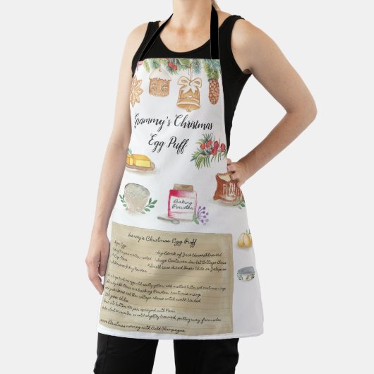 Wasserfarbe Illustriert Rezept Heirloom Schürze (InSitu)