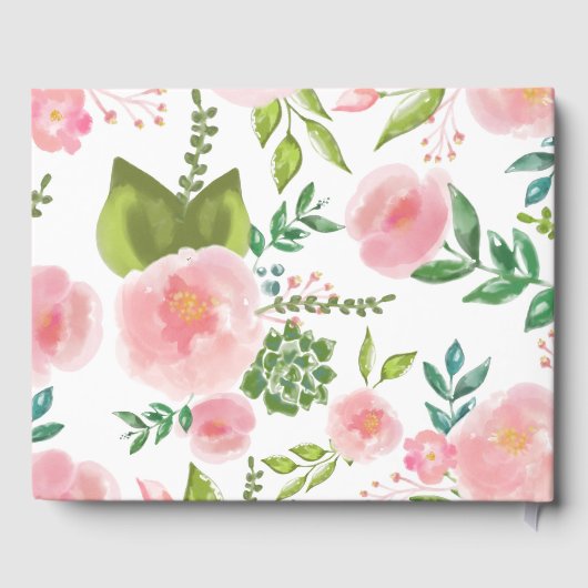 Wasserfarbe im liebenden Speicher | Beerdigung Gästebuch (Rückseite)