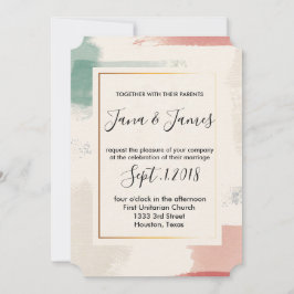 Wasserfarbe Imitate Pinacoteca comunale Casa Rusca Einladung