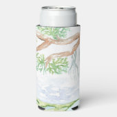 Wasserfarbe in einem Land kann kühler sein Selters Dosenkühler (Seltzer Rückseite)