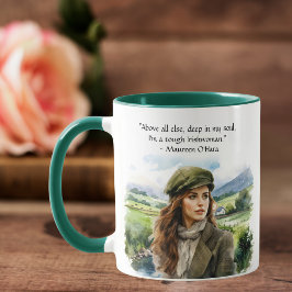 Wasserfarbe Inspiration Zitat St. Patrick's Day Tasse
