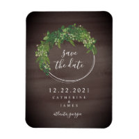 Wasserfarbe Inspiriert botanisch Save the Date