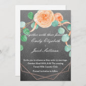 Wasserfarbe Inspiriert Hochzeit Golden Daisy - Aqu Save The Date (Vorne/Hinten)