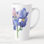 Wasserfarbe Iris Latte Tasse (Rechts)