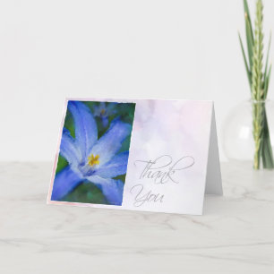 Wasserfarbe Iris-TY Dankeskarte