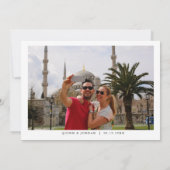 Wasserfarbe Istanbul, Türkei Karte (Rückseite)