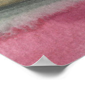 Wasserfarbe Italien: Handzeichen Poster (Ecke)