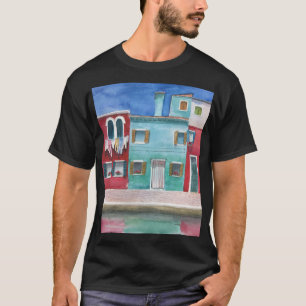 Wasserfarbe Italien: Handzeichen T-Shirt