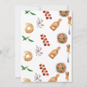 Wasserfarbe Italienisch Das ist schon wieder! Prob Einladung (Rückseite)