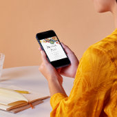 Wasserfarbe Italienische Mamma Mia! Babyparty Einladung