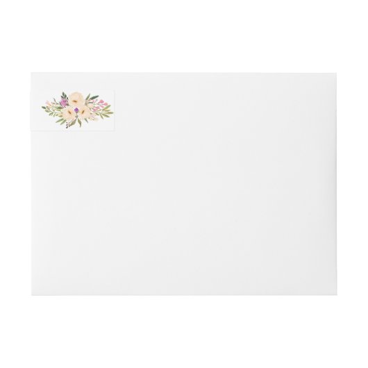 Wasserfarbe Ivory Bouquet Anemones (Vorderseite)