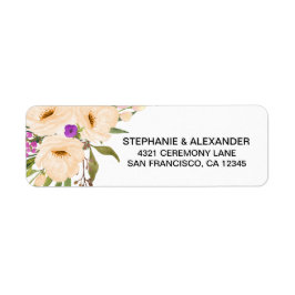 Wasserfarbe Ivory Bouquet Anemones