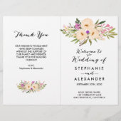 Wasserfarbe Ivory Bouquet Anemones (Vorderseite)