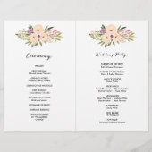 Wasserfarbe Ivory Bouquet Anemones (Rückseite)