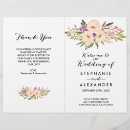 Wasserfarbe Ivory Bouquet Anemones