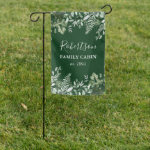 Wasserfarbe Ivy Ferns Sage Familie Kabine Grün