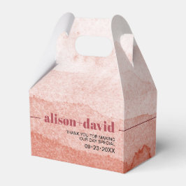 Wasserfarbe Japandi Danke Hochzeit Geschenkschachtel