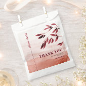 Wasserfarbe Japandi Danke Hochzeit Geschenktütchen (Ausgeschnitten)