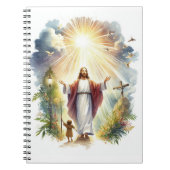 Wasserfarbe Jesus Notizblock (Vorderseite)