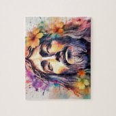 Wasserfarbe Jesus Puzzle (Vertikal)