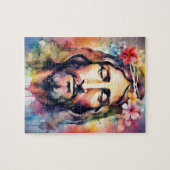 Wasserfarbe Jesus Puzzle (Horizontal)