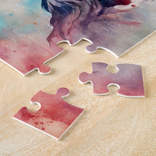 Wasserfarbe Jesus Puzzle (Seite)