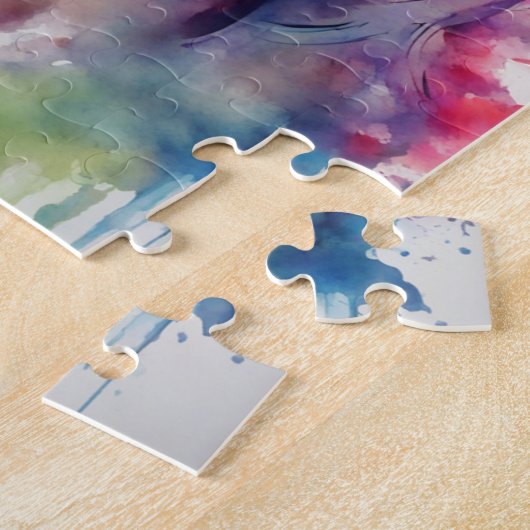 Wasserfarbe Jesus Puzzle (Seite)