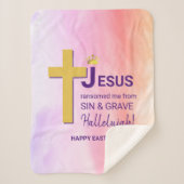 Wasserfarbe JESUS RANSOMEMEME Christlich Ostern Sherpadecke (Vorderseite)
