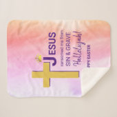 Wasserfarbe JESUS RANSOMEMEME Christlich Ostern Sherpadecke (Vorderseite (Horizontal))