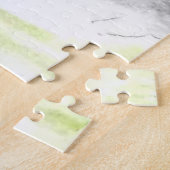 Wasserfarbe Jigsaw Puzzle Elefanten Paar Liebe (Seite)