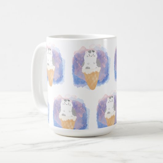 Wasserfarbe Kaffeetasse (Vorderseite Links)