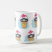 Wasserfarbe Kaffeetasse (VorderseiteRechts)