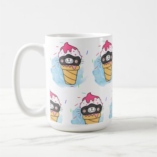 Wasserfarbe Kaffeetasse (Links)
