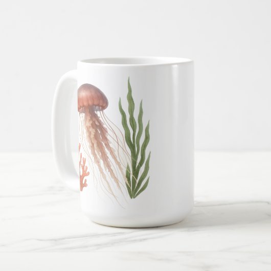 Wasserfarbe Kaffeetasse (Vorderseite Links)