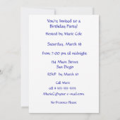 Wasserfarbe Kakteen Einladung (Rückseite)